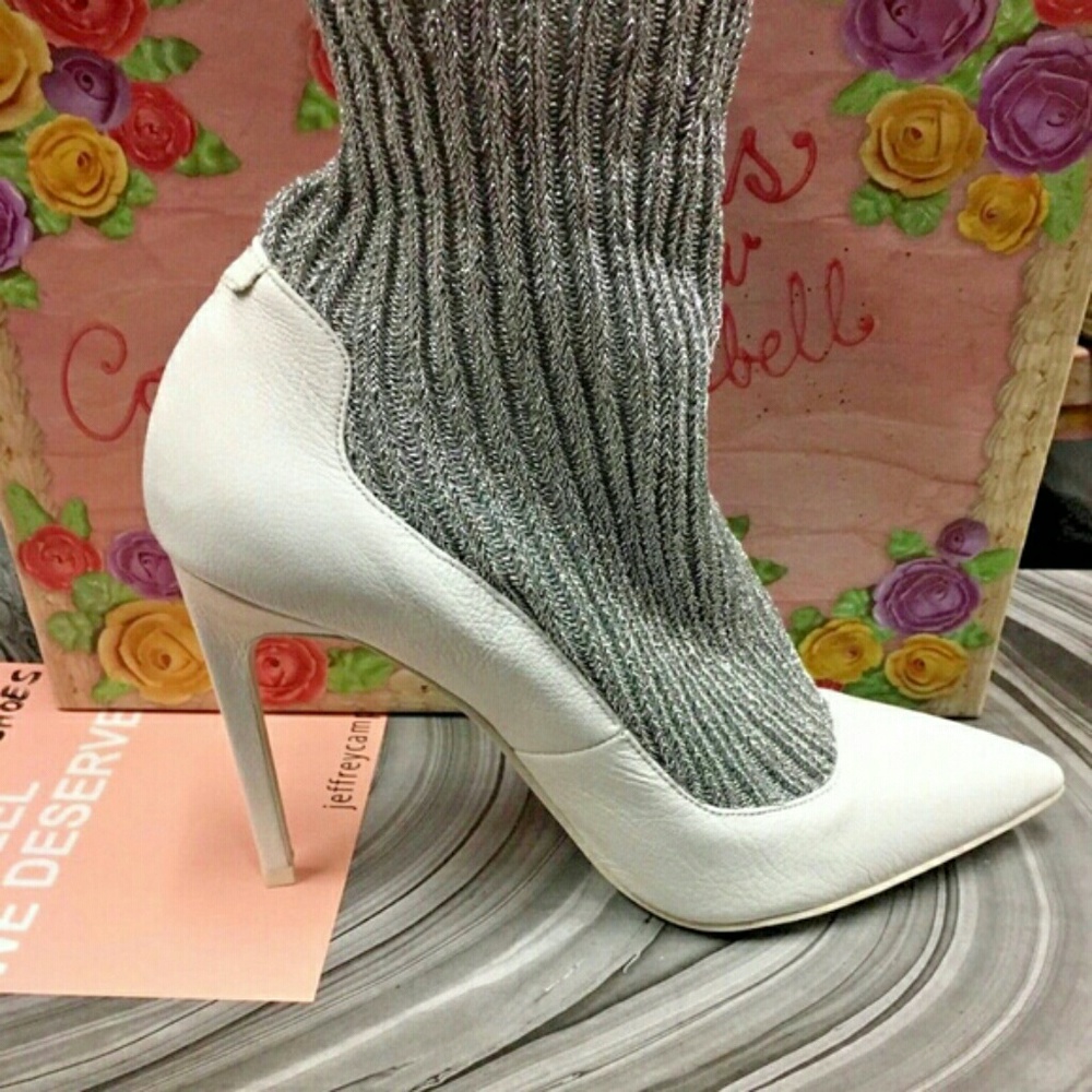 White highheels
